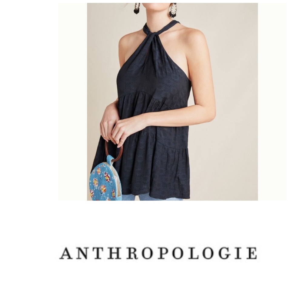 Anthropologie Lavinia Halter Blouse